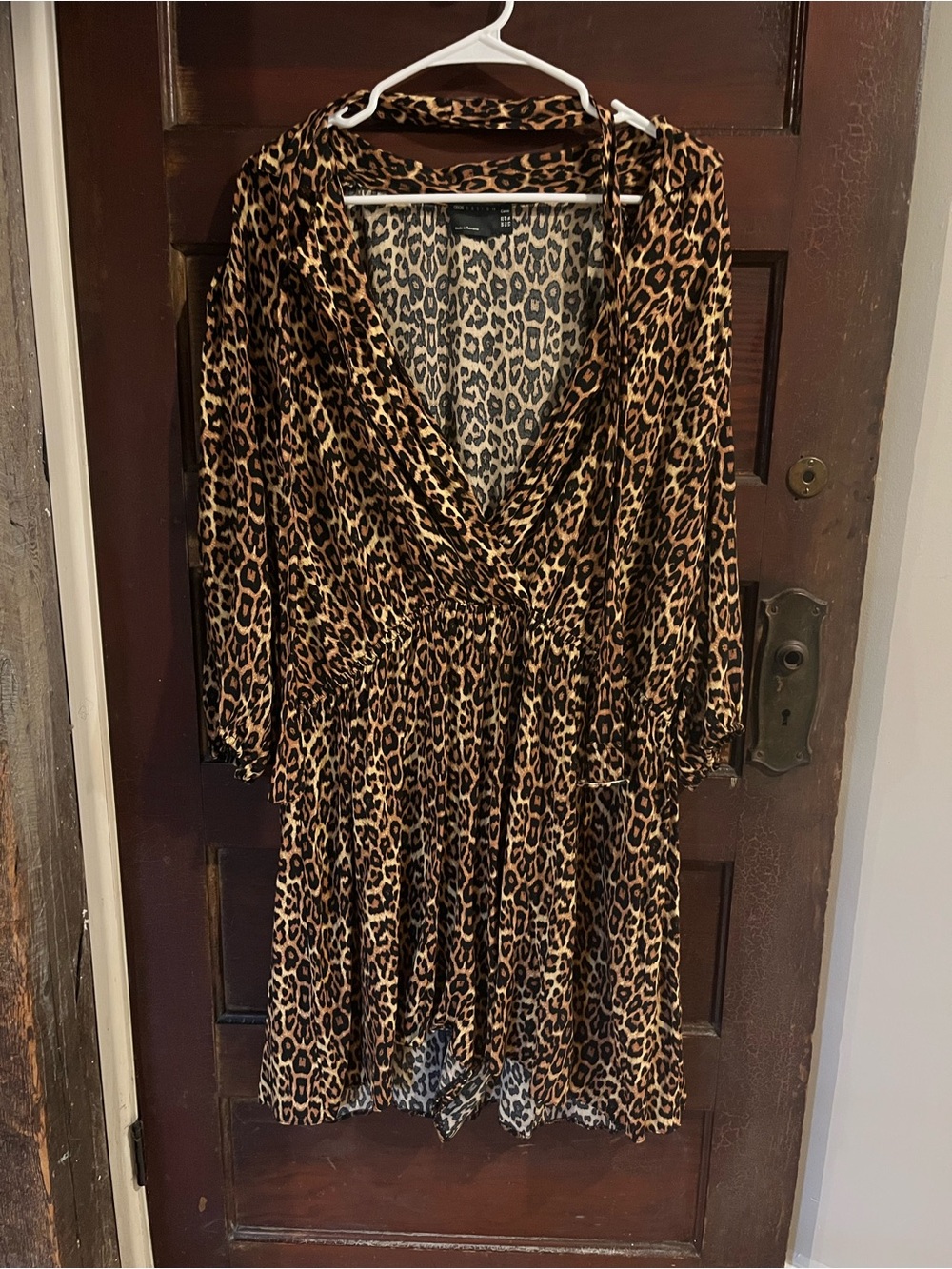 ASOS Curve Leopard-Print Jumpsuit - Brown, Black